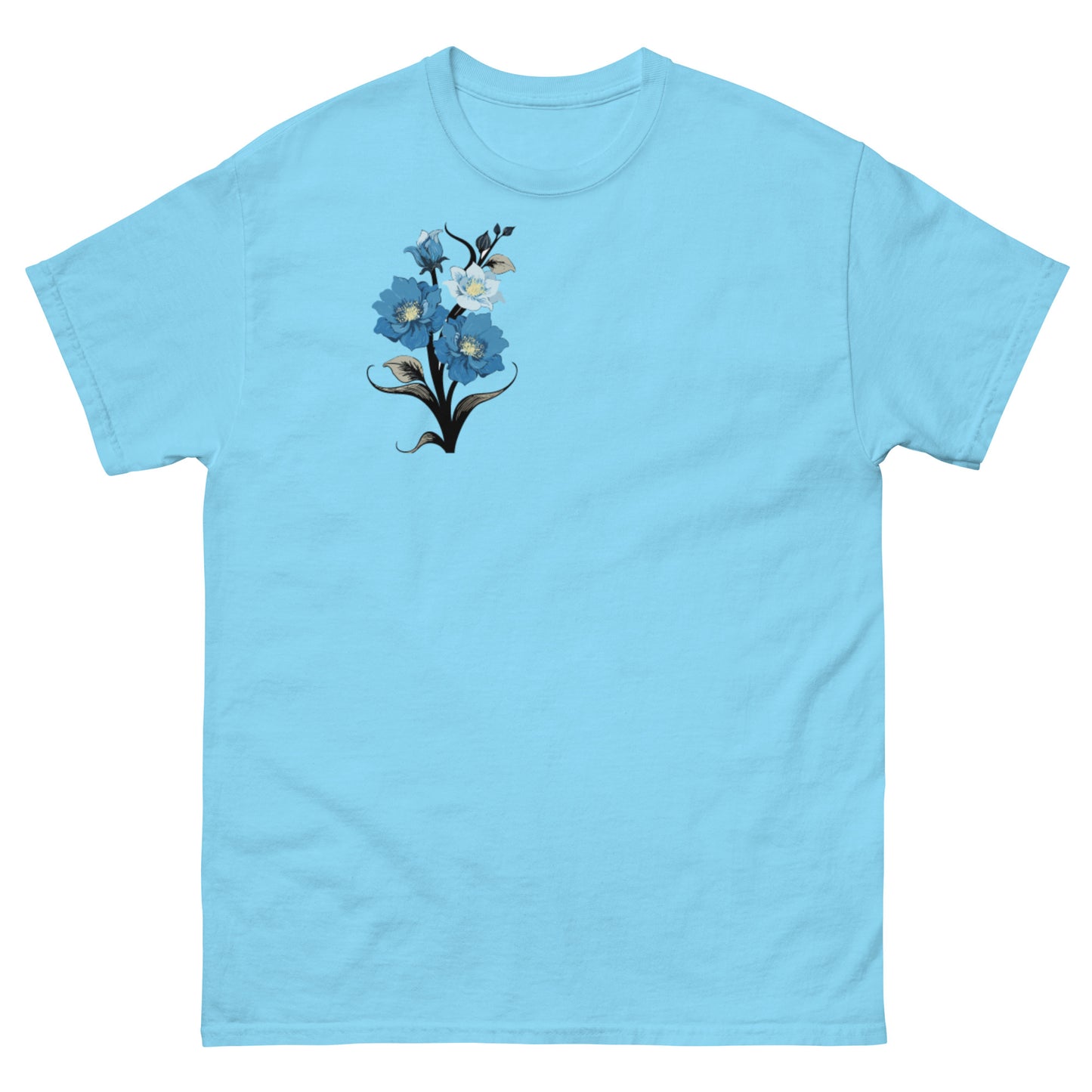 Blue Sakura Comic T-Shirt