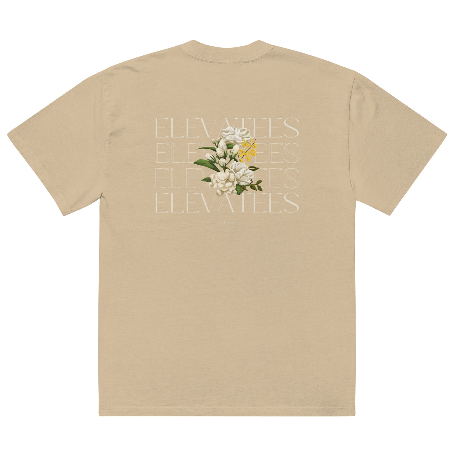 Heavyweight ElevaTees Vintage Flower T-Shirt